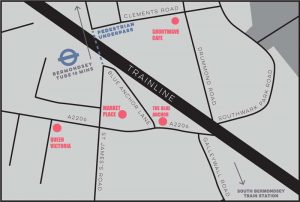 Bermondsey Folk Festival 2018 Simple Map Low-res