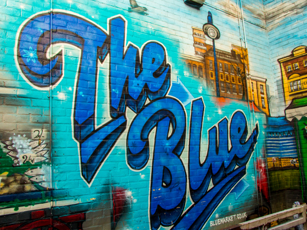 The Blue Street Art