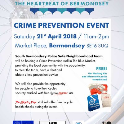 South Bermondsey Police Safe Neighbourhood Crime Prevention Event