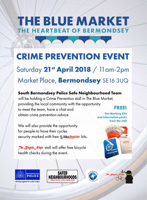 South Bermondsey Police Safe Neighbourhood Crime Prevention Event