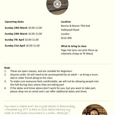 Rennie Manor Hal Free Yoga