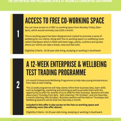 The Shift - Business Launchpad's Enterprise and Wellbeing Space