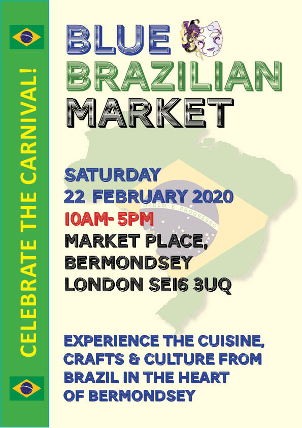 Blue Brazilian Market 2020 02 22 Poster in English