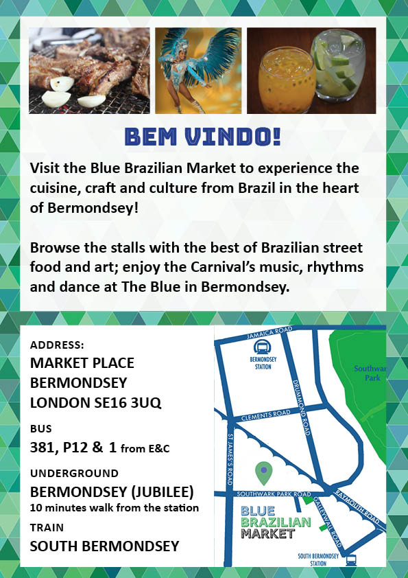 Blue Brazilian Market 2020 02 22 Poster in English