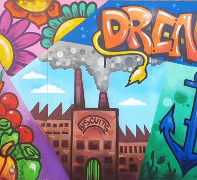 What does the blue mean to you mural dreams