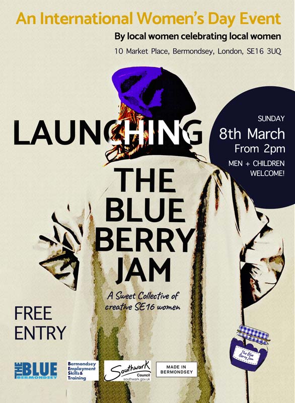 The Blue Berry Jam, an event for International Women's Day