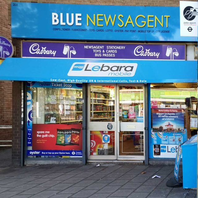 Blue Newsagent