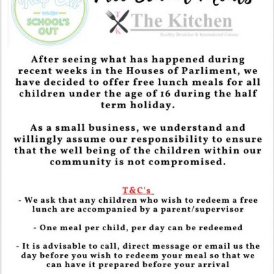 Help Out when schools out