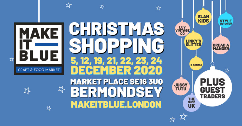 make it blue Christmas christmas shopping