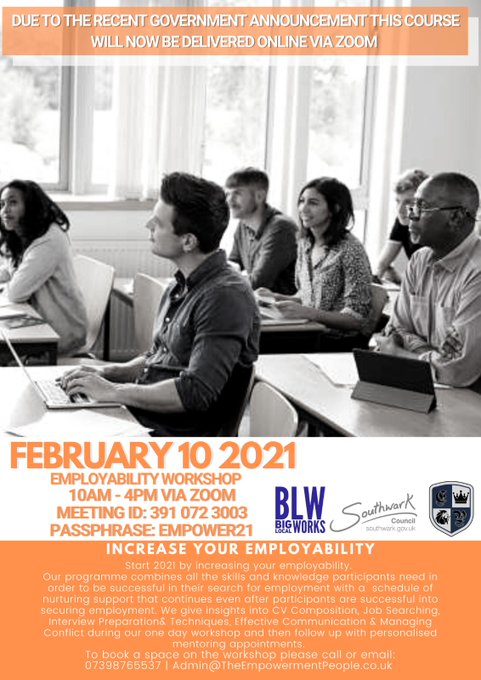 employability workshop february 2021