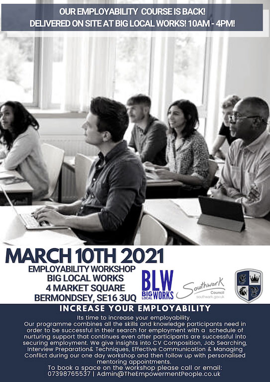 Employability workshop BLW march 2021