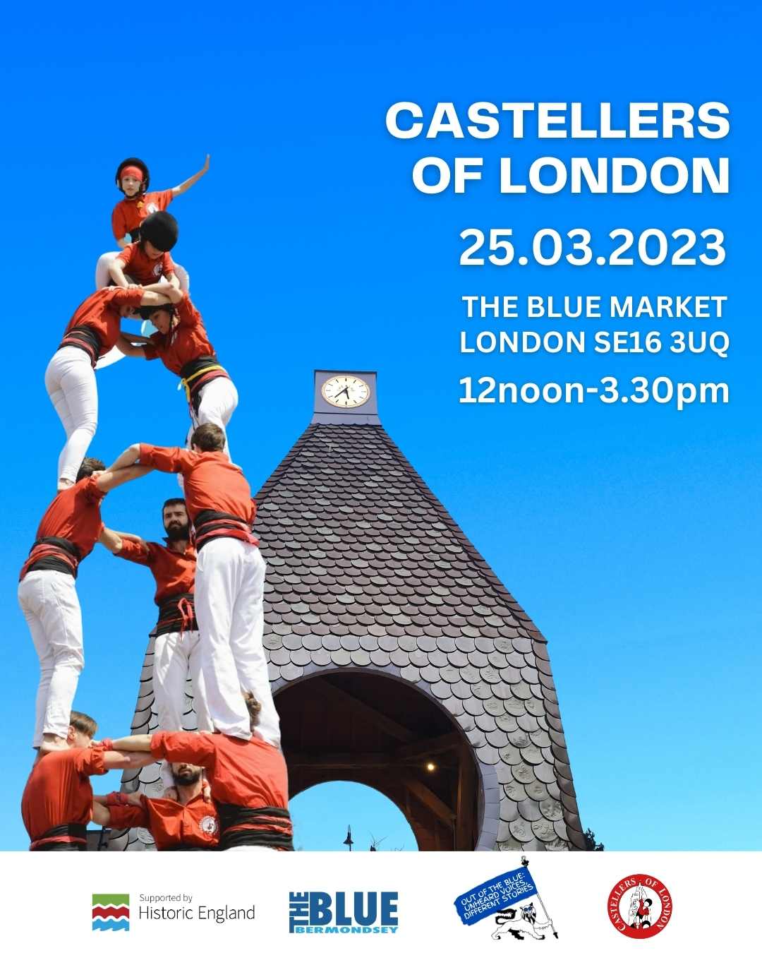 Castellers Of London In The Blue